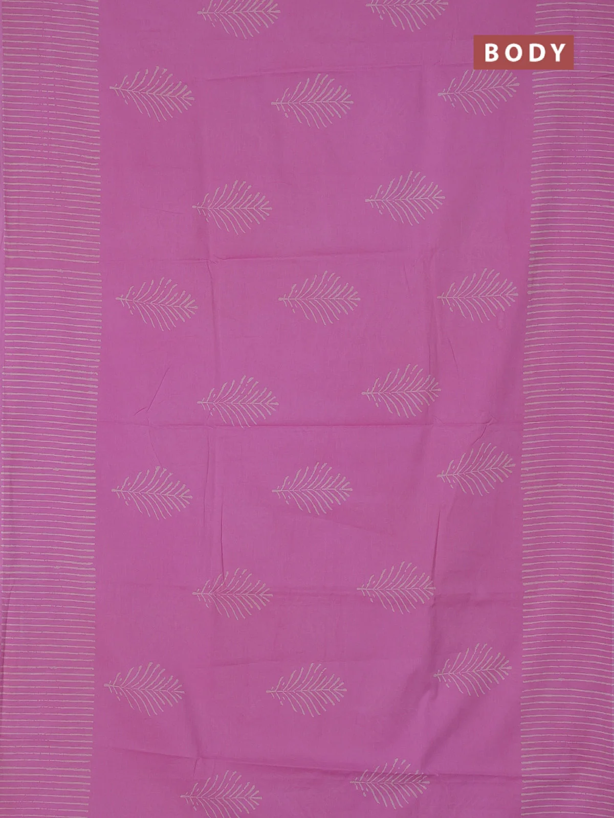 Jaipur Cotton Saree - Light Pink